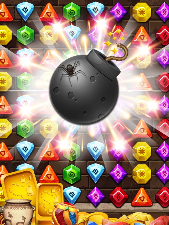 Jewel Ancient Treasure iPad screenshot 7 - Games app