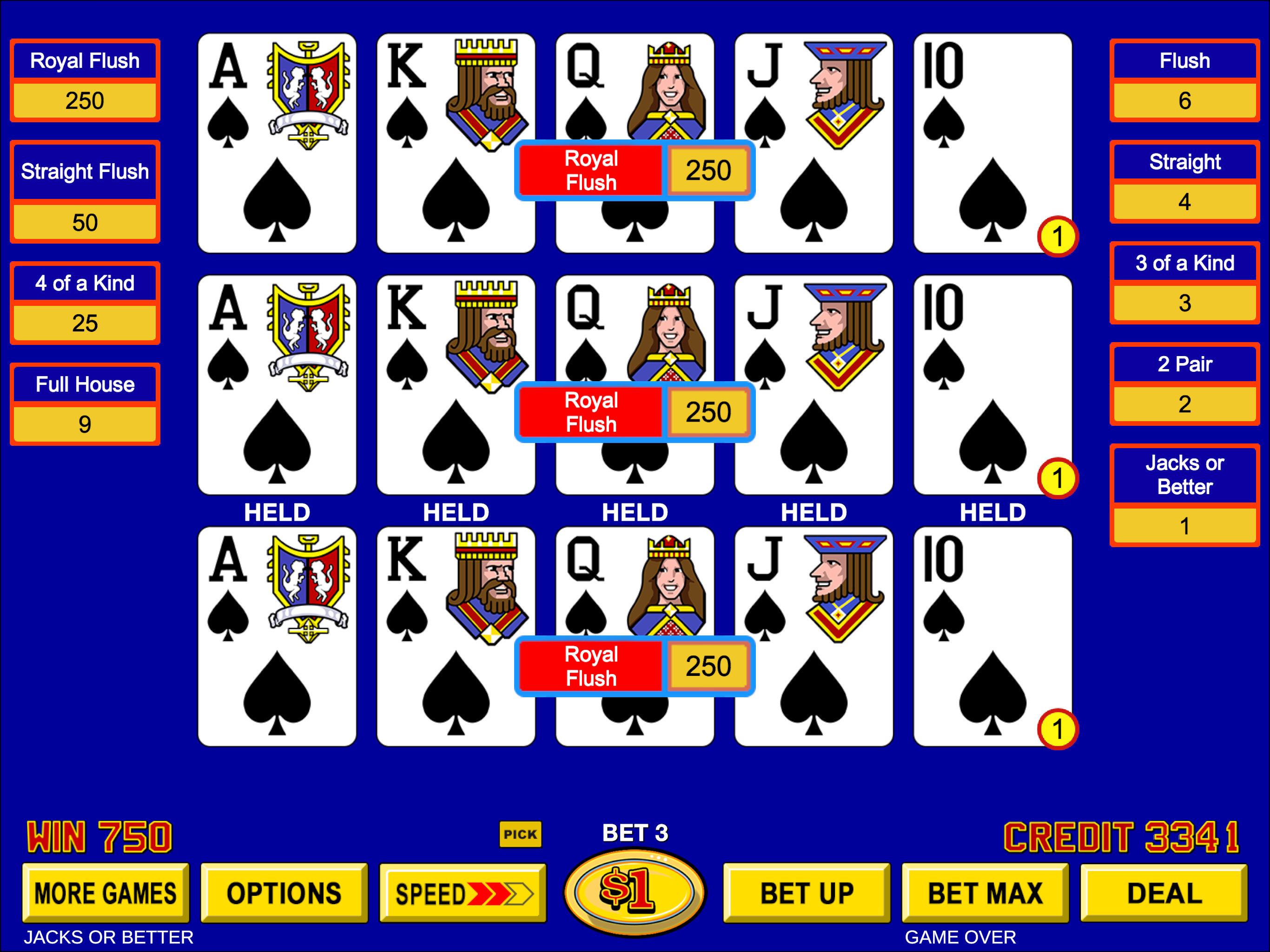Video Poker ™ - Classic Games