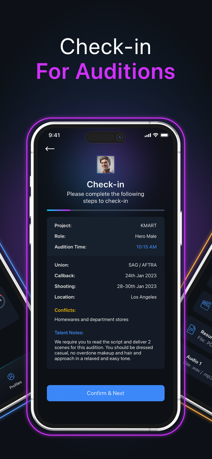 Casting App for Talent