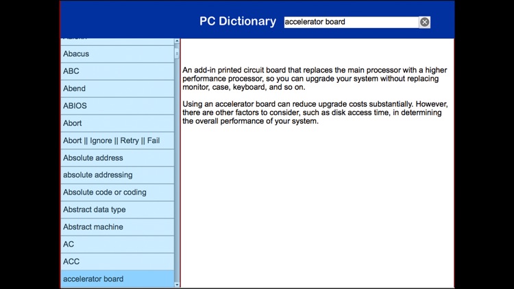 Computer Dictionary - PC Users
