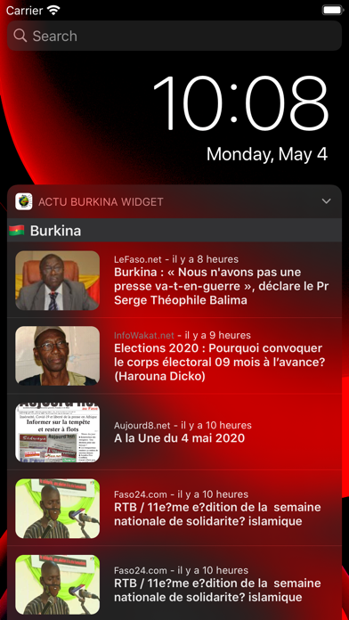 Screenshot #2 pour Burkina: Actu du Faso, Afrique