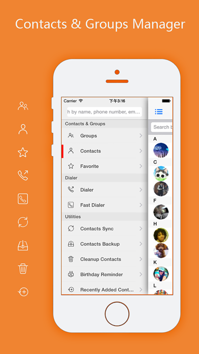 One-Tap Contacts screenshot 1