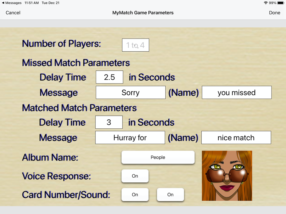 #2. MyMatchGame (iOS) 由: DONALD EWING