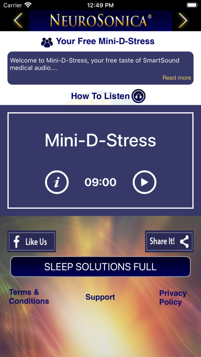 Sleep Solutions with DeStress Screenshot