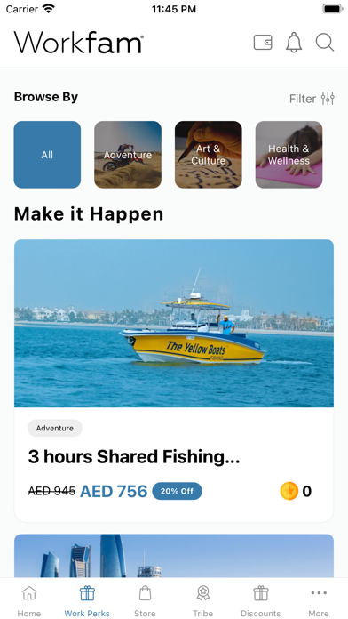Workfam Wellness Screenshot