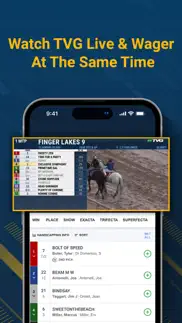 tvg - horse racing betting app iphone screenshot 3