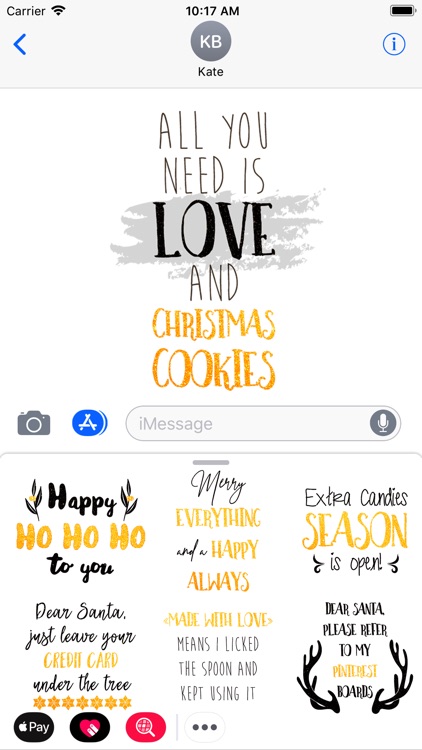 Christmas Funny Quotes Sticker
