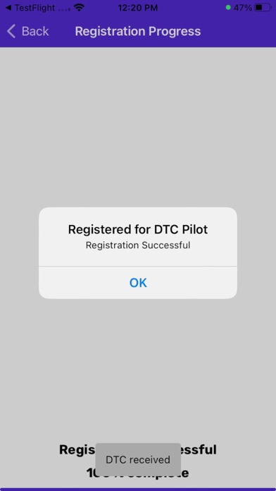 FIN DTC Pilot Screenshot