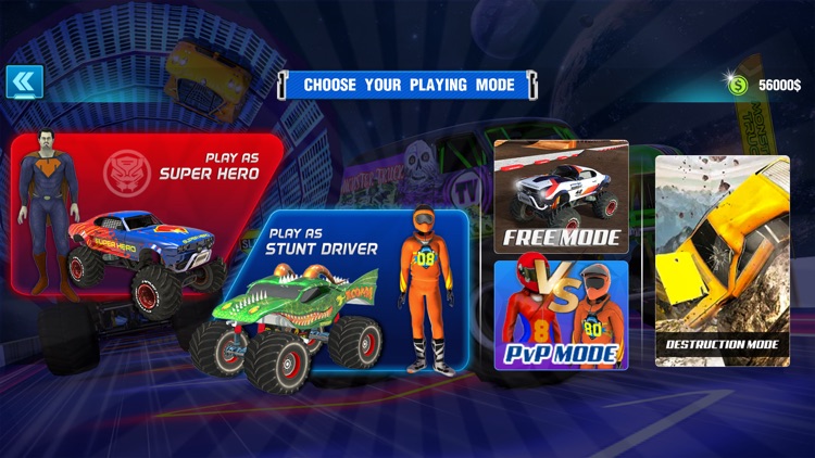Monster Trucks Race Car Games screenshot-5