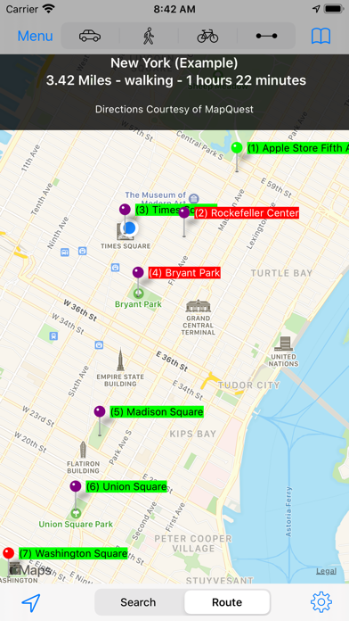 Screenshot #1 pour MapMyPlaces