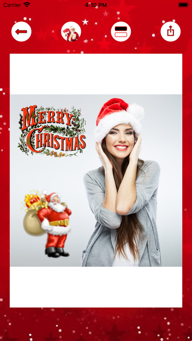 Christmas Face and Stickers Screenshot