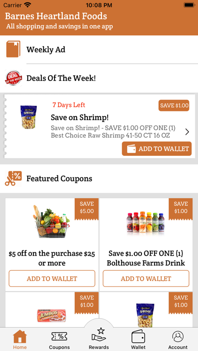 Barnes Heartland Foods Screenshot