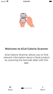kcal calorie scanner iphone screenshot 1