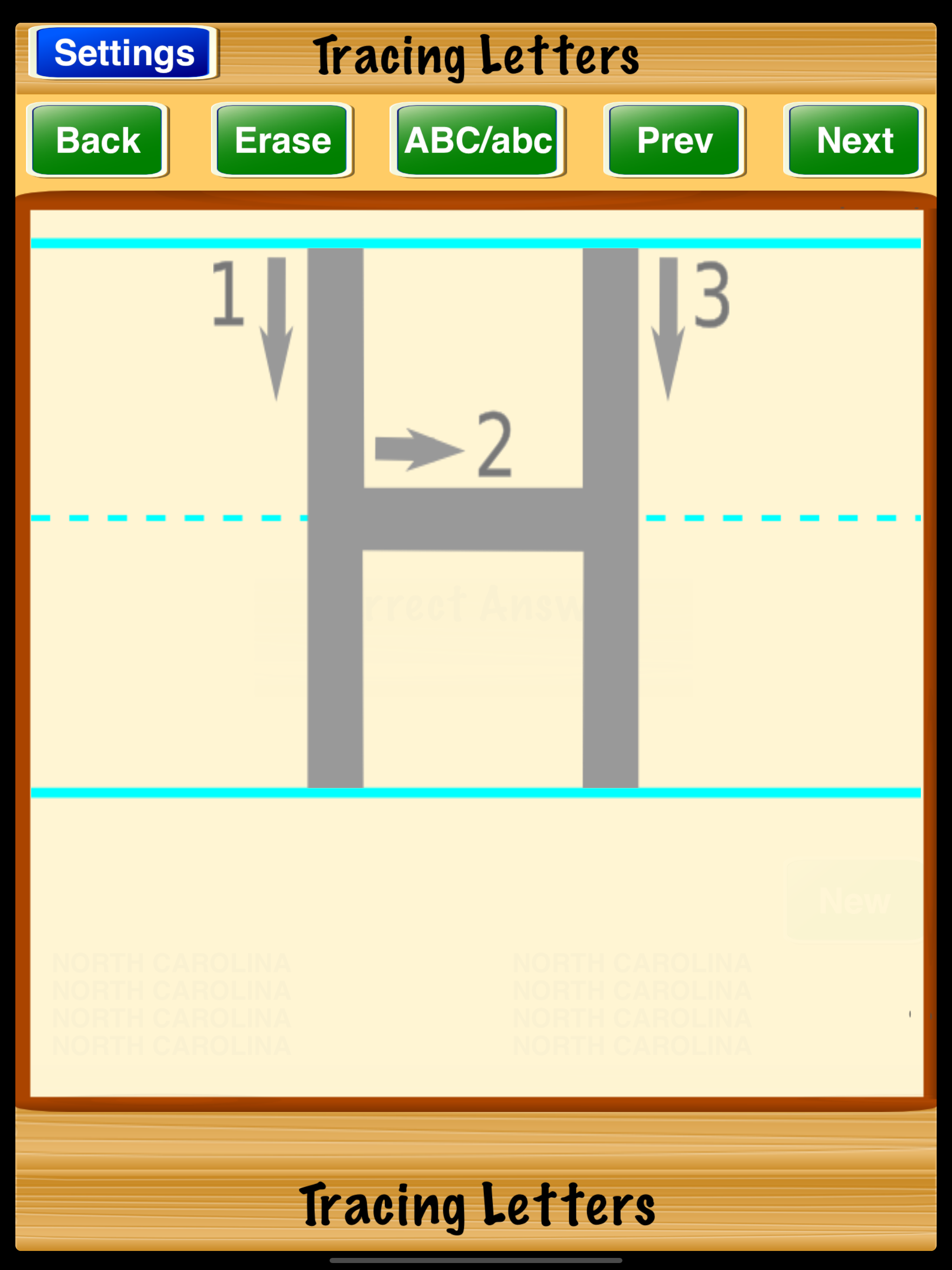 Tracing Letters