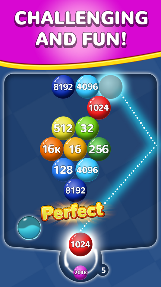 #4. Bubble Shooter - Number Pop (iOS) By: Meishi Network Technology (Shanghai) Co., Ltd.