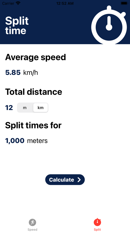 #3. Running Speed Calculator (iOS) 由: Benjamin Wolff
