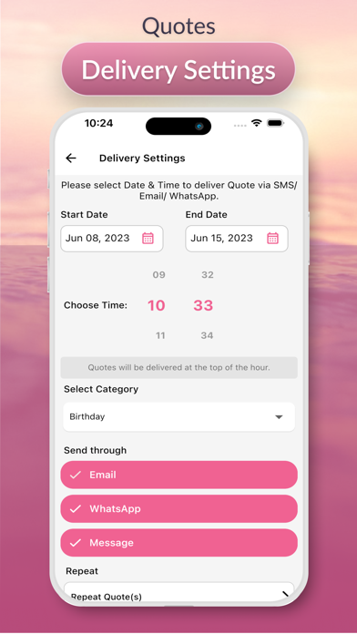 unfoldQuotes Screenshot