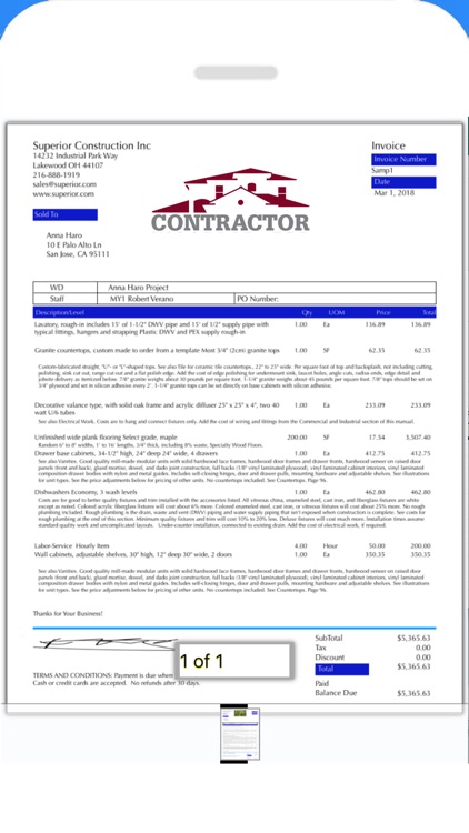 Electrician Invoice & Estimate screenshot-3