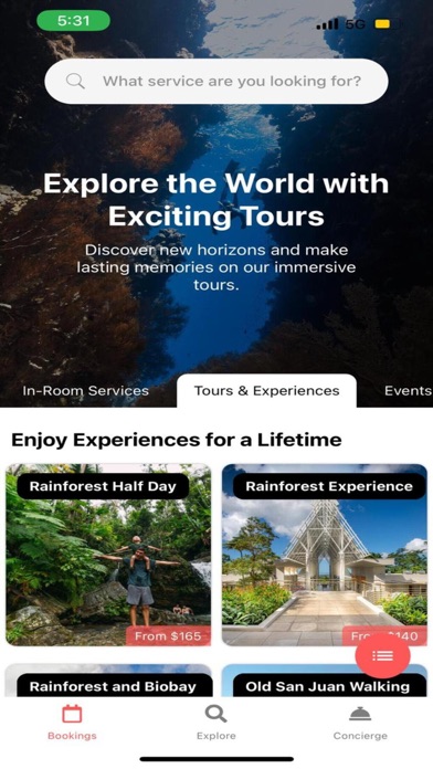 Conci: Book Travel Luxuries Screenshot