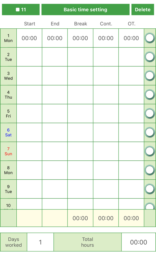 #3. Timesheet Calc Support (iOS) Podle: Tomoyuki Tanaka