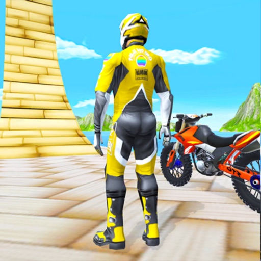 Bike Stunts Race Game 3D Icon