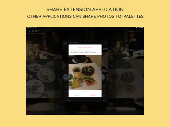 iPalettes - Color palettes iPad screenshot 9 - Utilities app