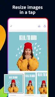 adobe express: graphic design iphone screenshot 4