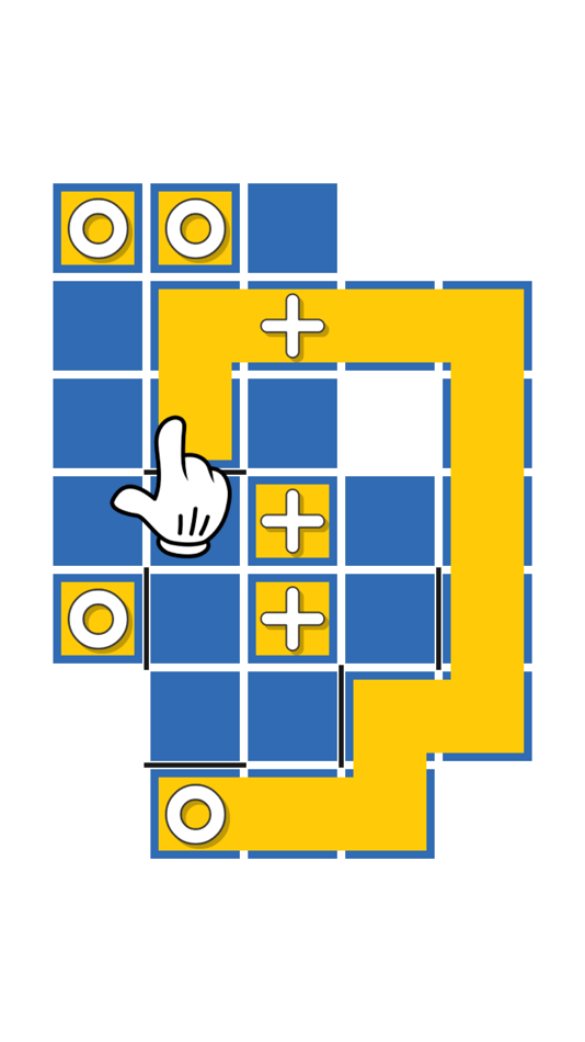 #7. Fill One Line - Logic Puzzles (iOS) By: HECTOR GAUCHIA SAFONT