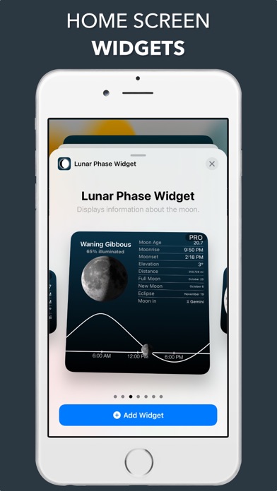 Screenshot #3 pour Lunar Phase Widget