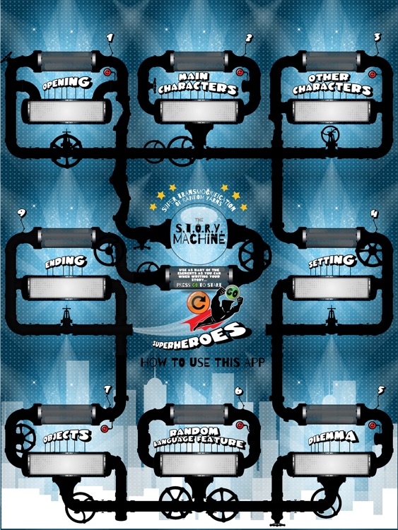 The Superhero Story Machine