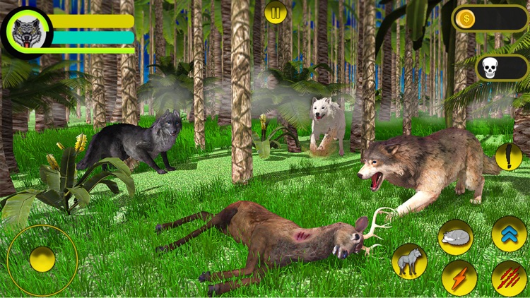 Wild Snow Wolf Simulator screenshot-3