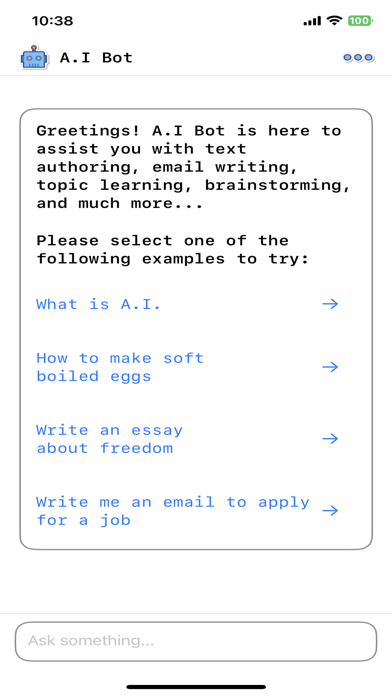 A.I Bot screenshot n.1