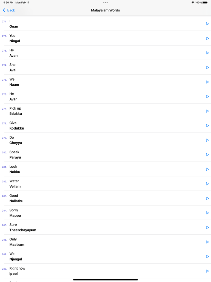Learn Malayalam Language
