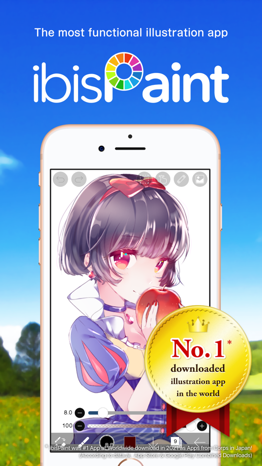 #1. ibis Paint X (iOS) 由: ibis inc.