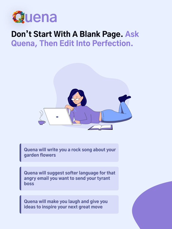 Quena AI Chat iPad screenshot 2 - Productivity app