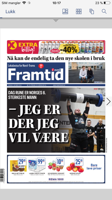 Framtid i Nord eAvis Screenshot