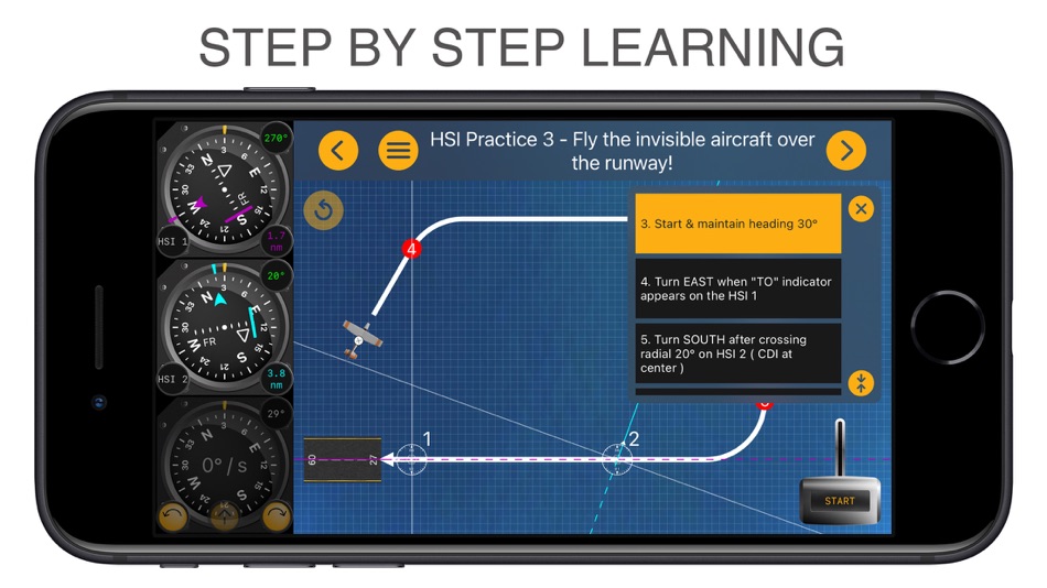 #2. IFR Trainer Flight Instruments (iOS) By: Flygo-Aviation Ltd