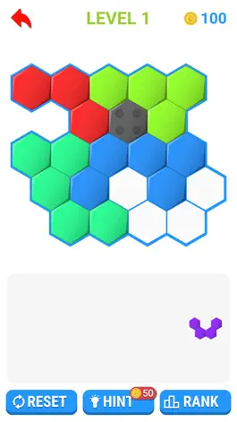 Game screenshot Block Puzzle - Hexagon Tangram apk