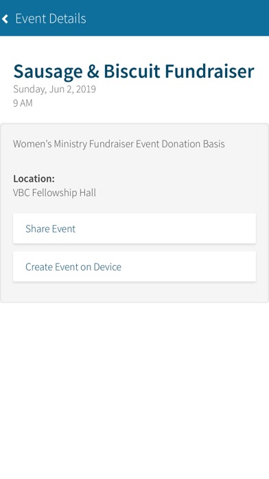 Victory Baptist Hernando Screenshot