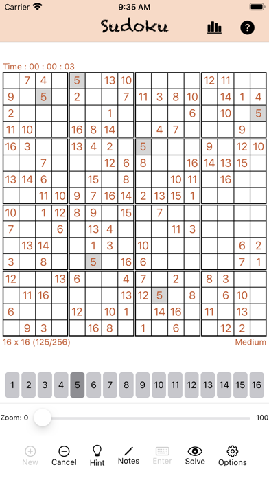 Flex Sudoku Screenshot