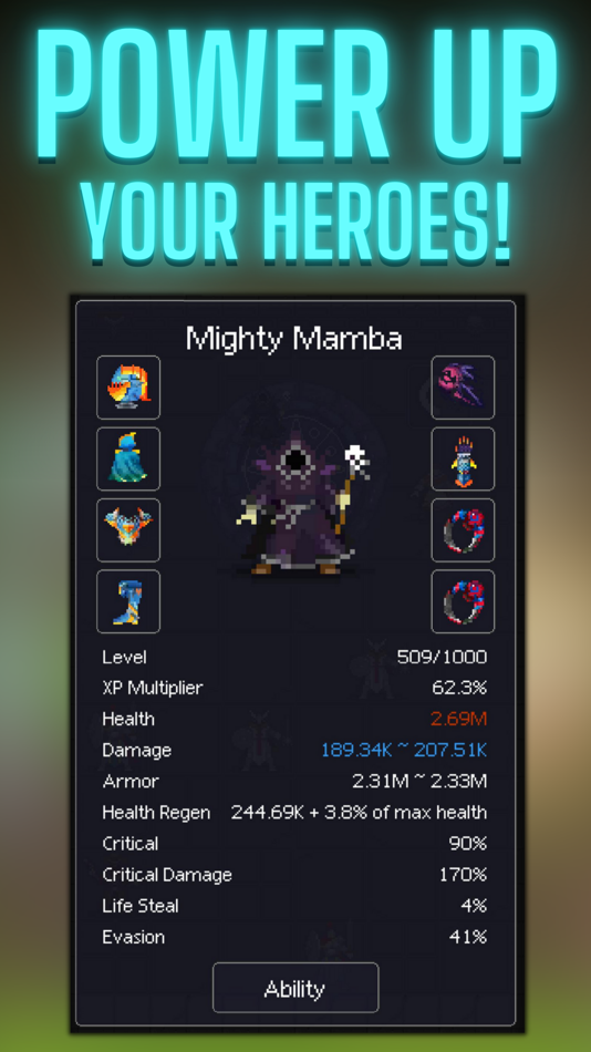 #7. Dunidle: Auto Battler RPG Game (macOS) โดย: Awirut Ratnon
