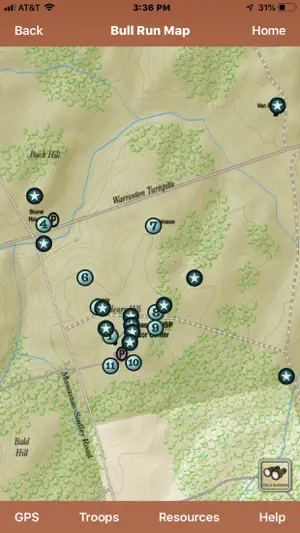 Bull Run Battle App screenshot 4
