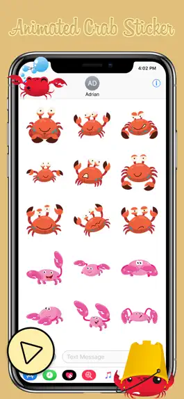 Game screenshot Animated Crab Emoji mod apk