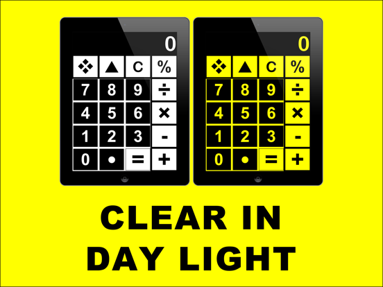 Big Calculator Low Vision iPad screenshot 4 - Utilities app