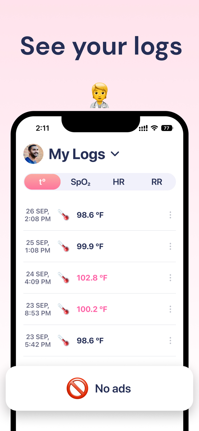 Body Temperature App For Fever