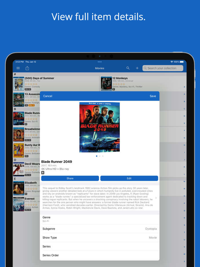 iCollect Movies DVD Tracker