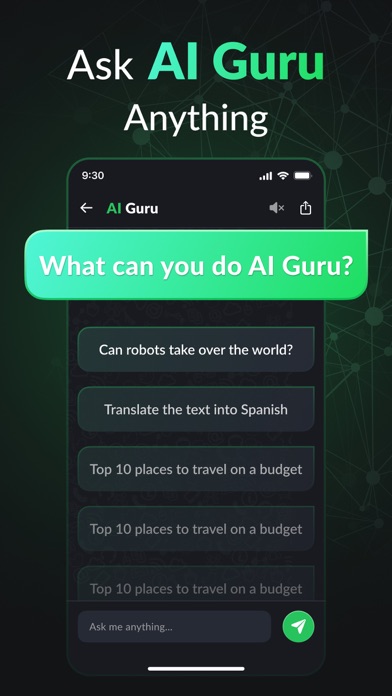 AI Guru - Chatbot Assistant Screenshot