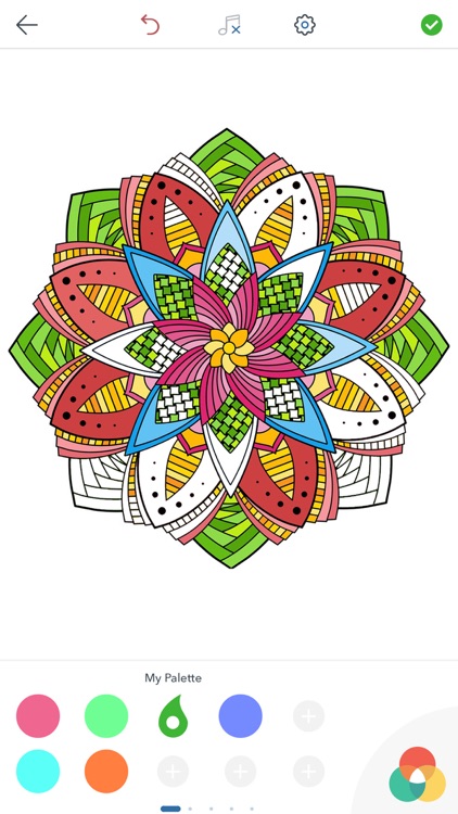 Magic Mandalas Coloring Book screenshot-4