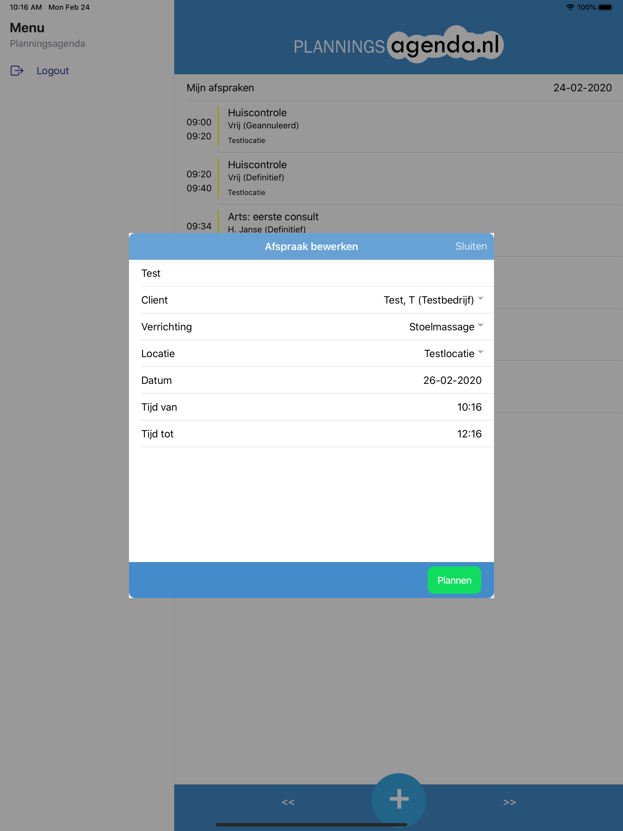 Planningsagenda.nl screenshot 11