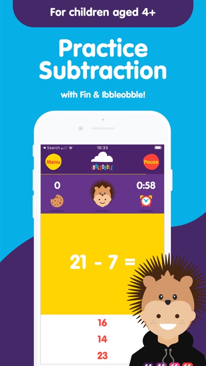 Subtraction Math : Ibbleobble